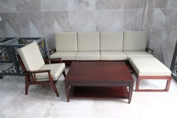 Bàn ghế sofa gỗ phòng khách